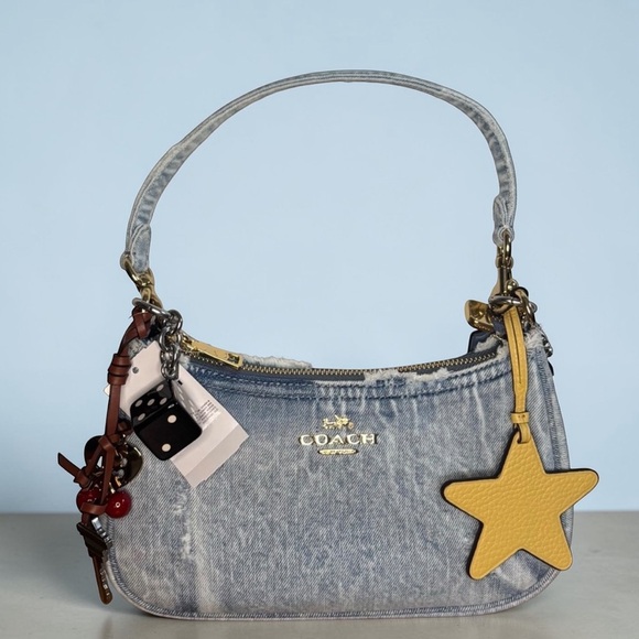 Coach Loved Denim Teri Crossbody Bag NWT - Picture 3 of 4